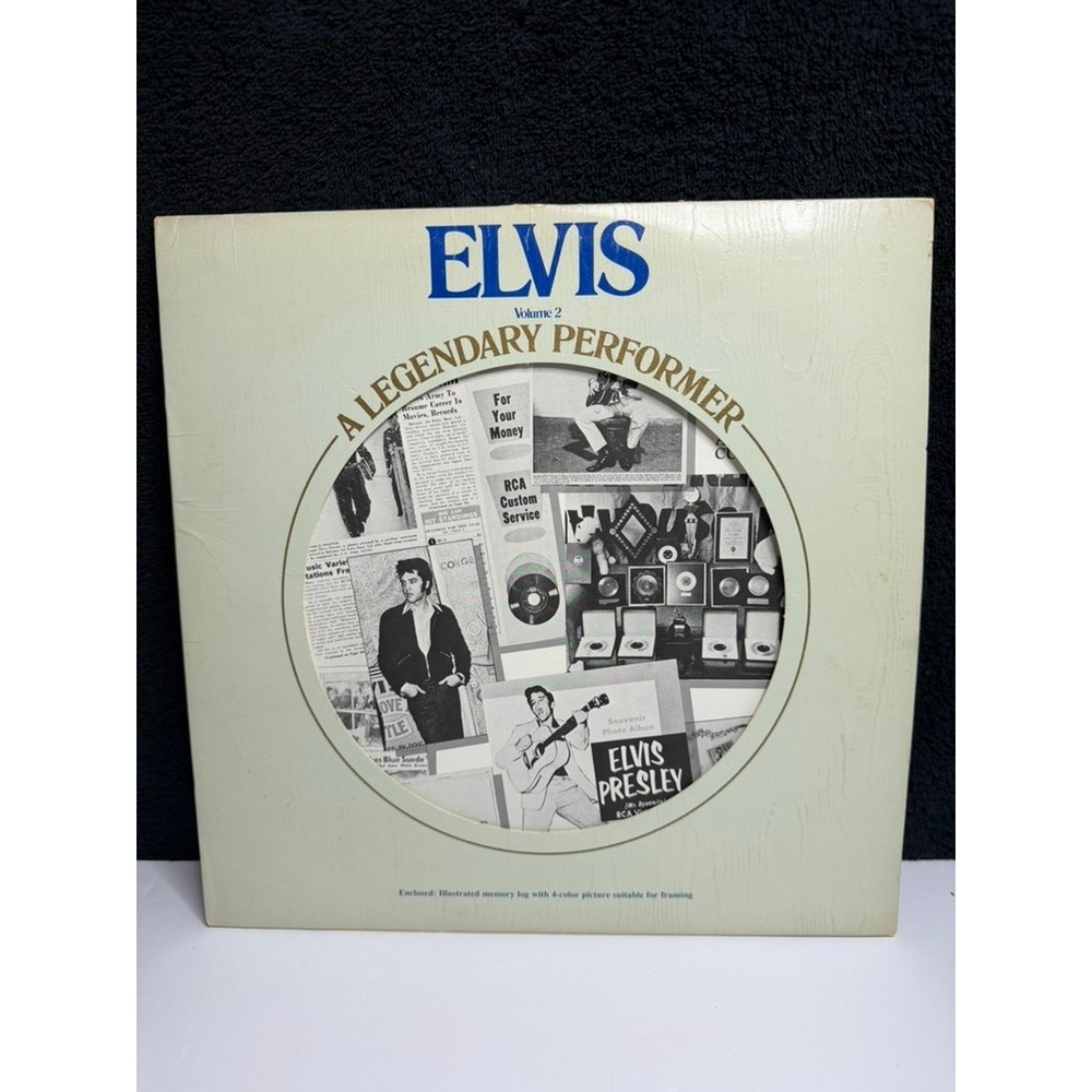 Elvis Presley A Legendary Performer Volume 2 Vinyl LP RCA CPL1-1349 1976 Record